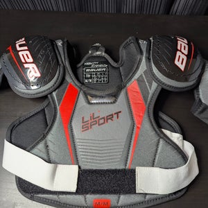 Medium Youth Bauer Lil Sport Shoulder Pads (Used)