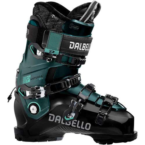 NEW Dalbello Panterra 85 W LS Ski Boots - Black / Opal Green - 26.5