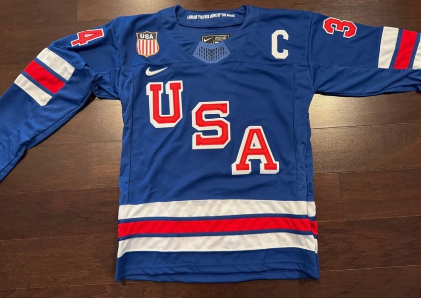 Auston Matthews Team USA 2026 Olympics Hockey Jersey - Size Large