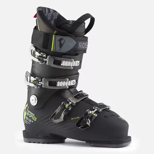 NEW Rossignol Hi-Speed Pro 100 MV Ski Boots - Black / Yellow - 30.5