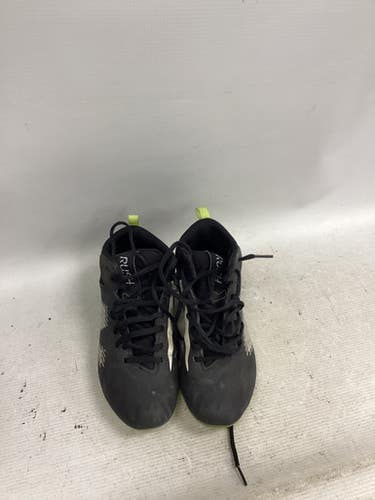 Used New Balance LAX Cleats Mens Black Senior 4 11851-S000042918