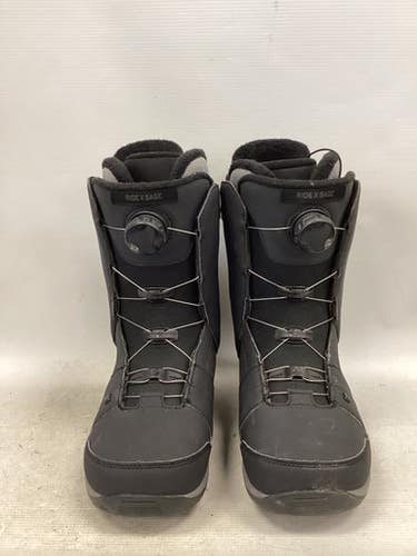Used Ride SAGE Womens Snowboard Boots Black Senior 10 11851-S000042771