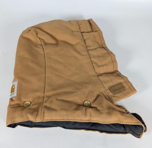 Carhartt A02 Firm Duck Hood Insulated Quilted Lined Brown Snap OSFA Attachable