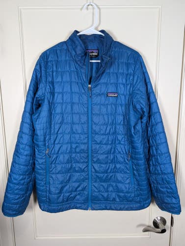 Patagonia Nano Puff Jacket Coat Women's Size: XL Outdoors Hike Blue Travel