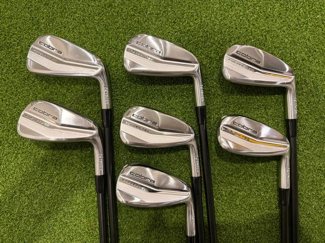Cobra 2022 KING Forged Tec Right Handed Iron Set Regular Flex (7 Clubs) #5 - #9, PW, GW