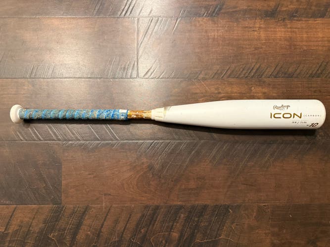 2024 Rawlings Icon Composite USSSA Certified Bat (-10) 18 oz 28" (Used)