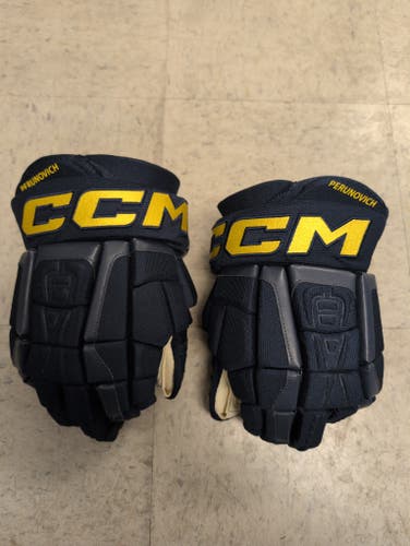 CCM HGCL St. Louis Blues Gloves 14" Pro Stock