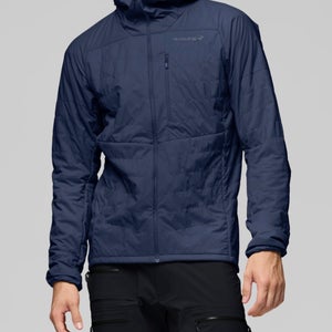 Norrona Lyngen Alpha 100 Zip Hood Jacket Mens/Unisex Size Small Navy Blue-Indigo Night