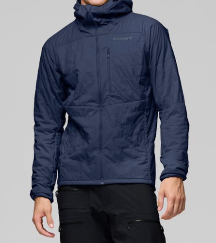 Norrona Lyngen Alpha 100 Zip Hood Jacket Mens/Unisex Size Small Navy Blue-Indigo Night