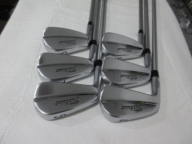 Left-Handed Titleist 620 MB Iron Set - 4-9- C-Taper Extra Stiff Steel +0.5" Long