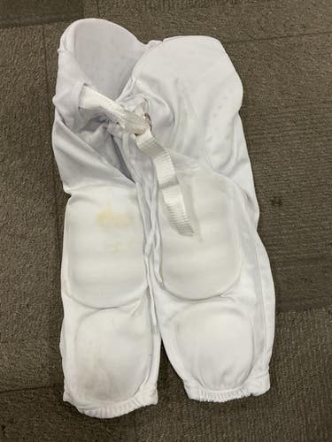 Used Champro Youth FB Integrated Pants White MD 11614-S000230407
