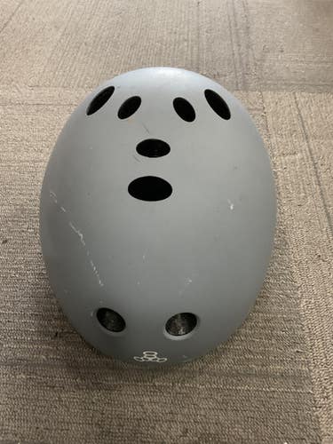 Used Triple Eight HELMET Bike Helmet Grey XS/S 11614-S000230397
