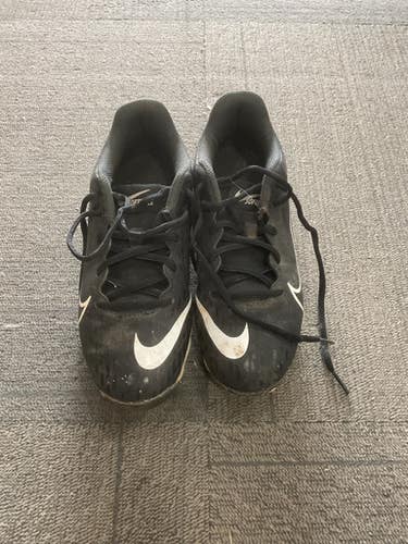 Used Nike DIAMOND BB/SB Cleats Black Junior 04 11614-S000230389