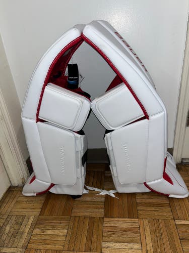 XL Bauer Supreme S27 Goalie Leg Pads Pro Stock (New)