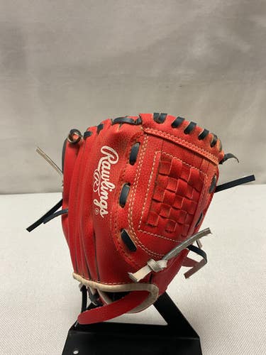 Used Rawlings PL90SN BB/SB Glove RH Throw Red 9" 11490-S000268777
