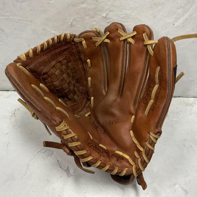 Used Rawlings GG Elite GGEFP125 RH Throw Fastpitch Gloves Brown 12 1/2" 11855-S000198902