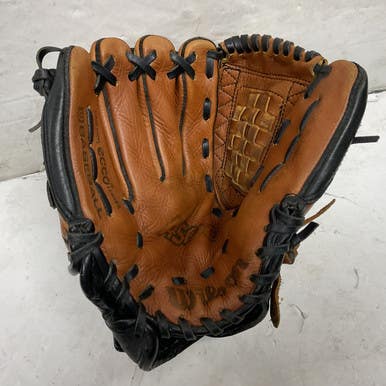 Used Wilson A500 A0502 105 Baseball Glove LH Throw Black And Tan 10 1/2" 11855-S000198905