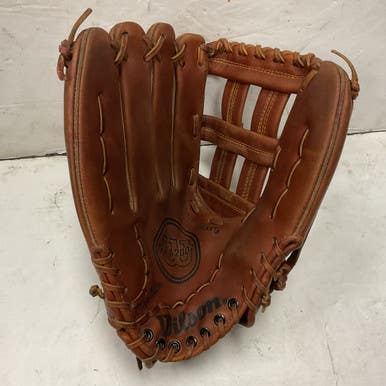 Used Wilson THE A2002 XXL Baseball Glove LH Throw Brown 12 1/2" 11855-S000198903