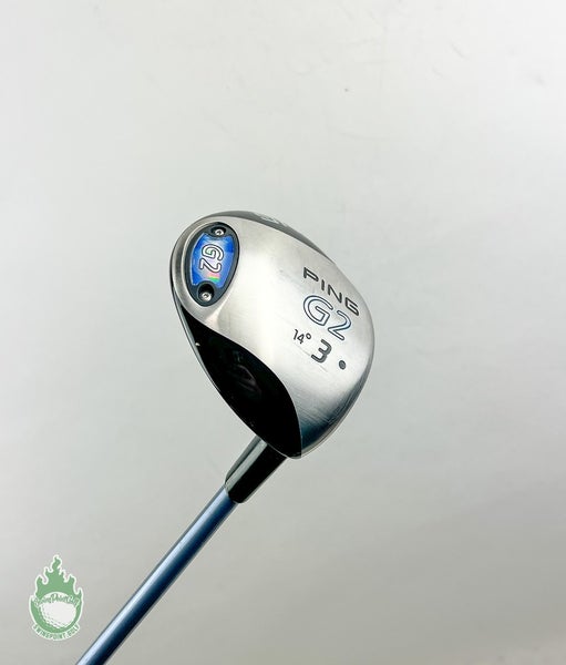 Used RH Ping G2 Fairway 3 Wood 14* TFC 100 Soft Regular Flex Graphite Golf Club
