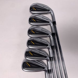 TaylorMade RocketBladez Iron Set 5-PW RocketFuel 85g Stiff Steel Mens RH