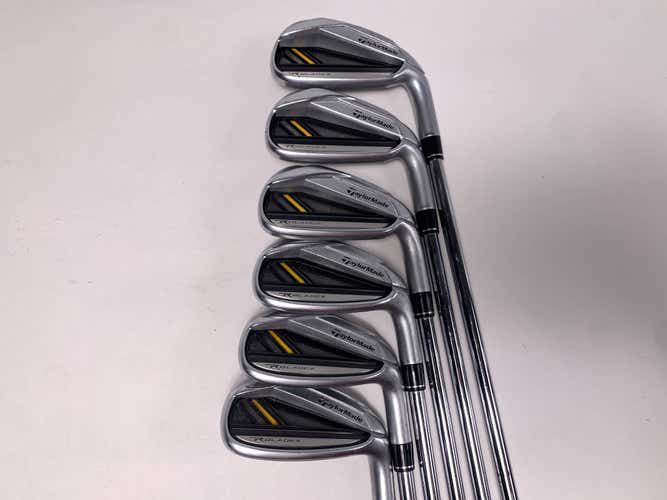 TaylorMade RocketBladez Iron Set 5-PW RocketFuel 85g Stiff Steel Mens RH