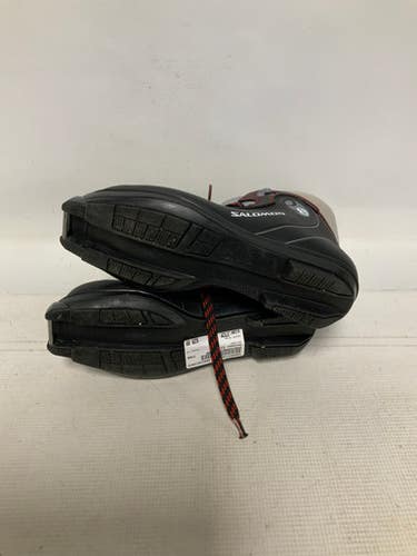Used Salomon E3 Womens SNS XC Ski Boots Grey W 06 / JR 04-04.5 11823-S000037186