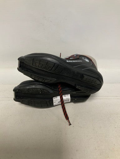 Used Salomon E3 Womens SNS XC Ski Boots Grey W 06 / JR 04-04.5 11823-S000037186