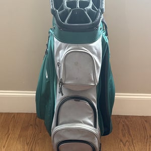 Maxfli Honors+ Premium Cart Golf Bag – Green/Gray(used)