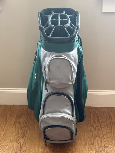 Maxfli Honors+ Premium Cart Golf Bag – Green/Gray(used)