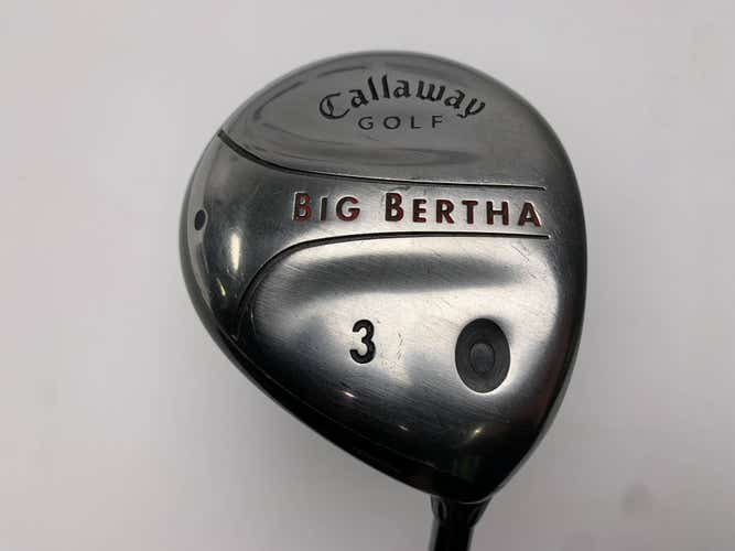 Callaway Big Bertha 2004 3 Fairway Wood 15* RCH 75w Regular Graphite Mens RH
