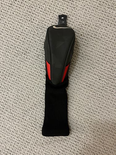 NIKE GOLF VRS HYBRID HEADCOVER ADJUSTABLE TAG RESCUE BLACK RED (Used)