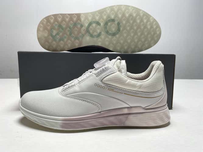 ECCO S-Three Golf Shoes BOA White Women's SZ 6-6.5 (102873 60621)