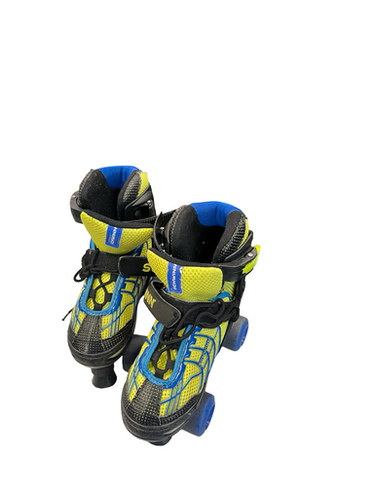 Used Schwinn ADJ Junior Roller Quad Skates Yellow Adjustable 11682-S000127023
