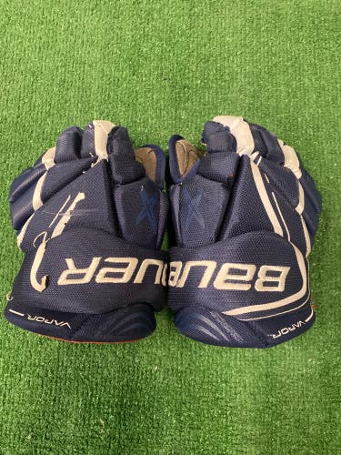 Blue Junior Bauer Vapor X800 Lite Gloves 11"