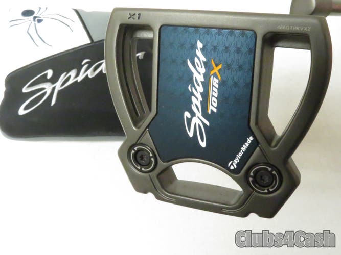 TaylorMade Spider TourX X1 Putter Plumbers L Neck KBS CT Black 34" + Cover  NEW