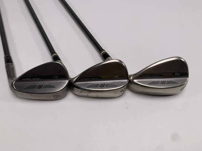 Titleist Vokey SM10 Nickel Wedge Set 50* 8 | 54* 8 | 58* 12 SteelFiber Stiff RH