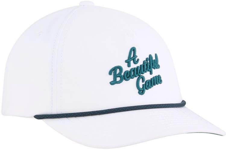 PUMA Golf 2025 Beautiful Game Snapback Adjustable Hat Cap Color: White Glow NEW!
