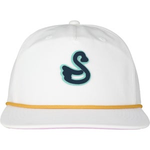 Swannies Mens "Silas" Snapback Adjustable Golf Hat Cap Color: White NEW!