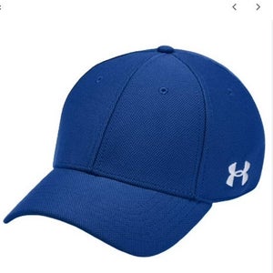 Under Armour Mens UA Blitzing Blank Stretch Fit Cap Curved Flex Athletic Hat NEW