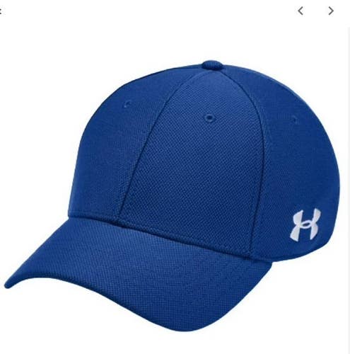 Under Armour Mens UA Blitzing Blank Stretch Fit Cap Curved Flex Athletic Hat NEW