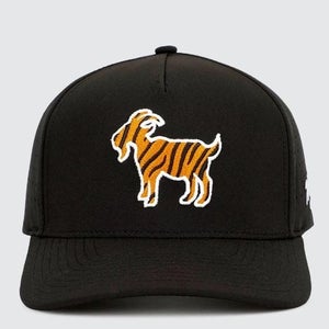 Waggle Golf "The GOAT" OG Snapback Hat Cap Black One Size NEW!