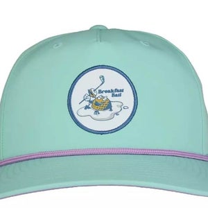 Swannies Mens "Sunny - Breakfast Ball" Snapback One Size Golf Hat Cap Ocean NEW