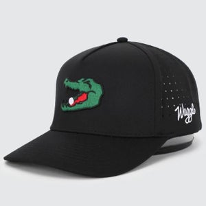 Waggle Golf "Chubbs" OG Snapback Hat Cap Black One Size NEW!