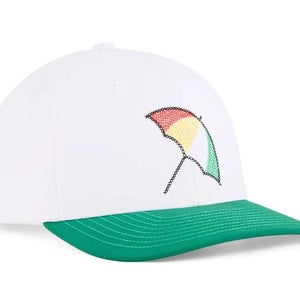 PUMA Golf x API Crafted Snapback Adjustable Hat Cap Color: White Glow NEW!