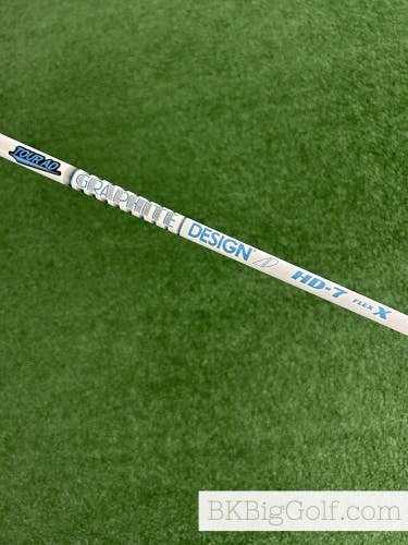 Tour AD Graphite Design HD-7 Flex X Extra Stiff Driver Shaft / Taylormade Tip