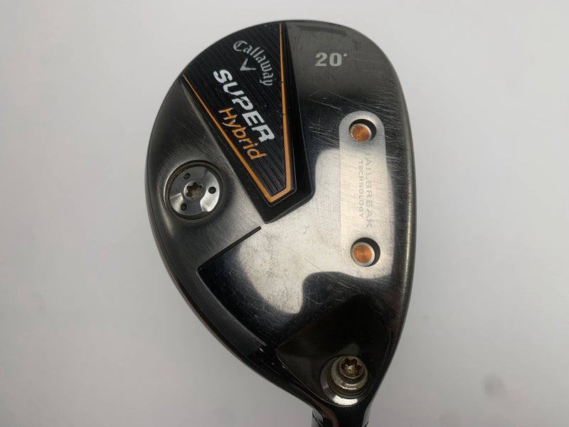 Callaway Super 3 Hybrid 20* AeroTech SteelFiber hls780 F2 Senior RH Midsize Grip