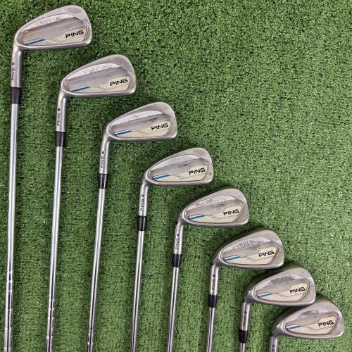 Ping E1 Iron Set 4-PW UW Blue Dot True Temper XP 95 Regular Flex Left Handed