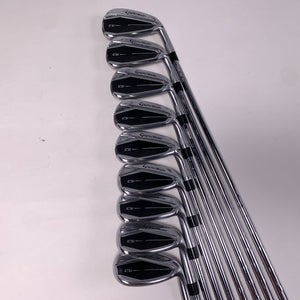 TaylorMade Qi Iron Set 4-PW+GW+SW KBS Max MT 85g Stiff Steel Mens RH