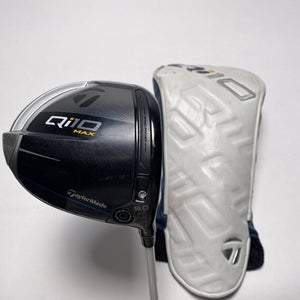 TaylorMade Qi10 MAX Driver 9* OBAN Kiyoshi White 04 65g Stiff Graphite RH HC