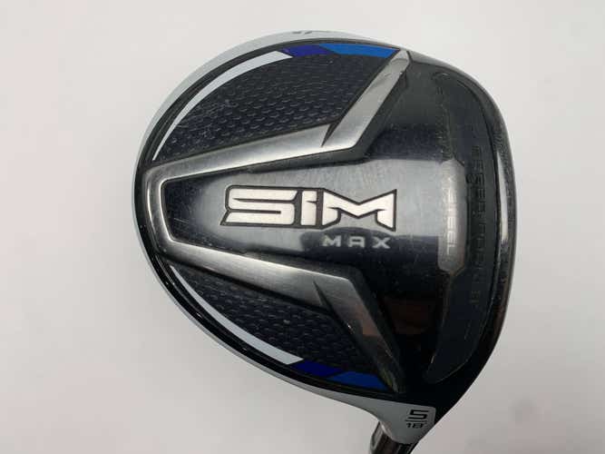 TaylorMade SIM MAX 5 Fairway Wood 18* Fujikura Ventus Blue 5A Senior RH